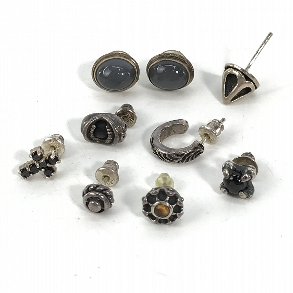 実際に弊社で買取させて頂いた【おまとめ/ノーブランド扱い】Bizarre/ビザール 他 シルバー製 ピアス