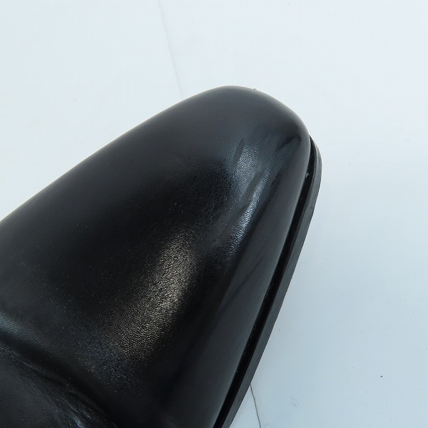 実際に弊社で買取させて頂いたMAGNANNI/マグナーニ レザー サイドレース シューズ ブラック 15024/41の画像 7枚目