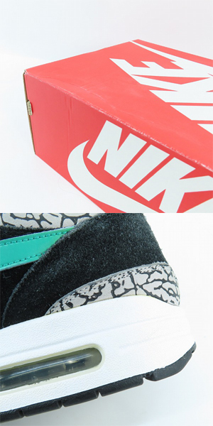 実際に弊社で買取させて頂いたNIKE×atmos/ナイキ×アトモス AIR MAX 1 PREMIUM RETRO/エアマックス1 プレミアム レトロ エレファント 908366-001/27.5の画像 7枚目