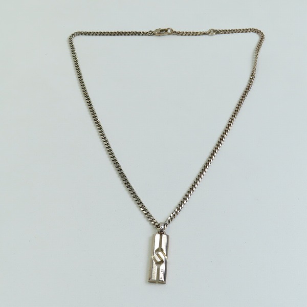 実際に弊社で買取させて頂いたGUCCI/グッチ ノット プレート ネックレス チェーン AG925の画像 8枚目