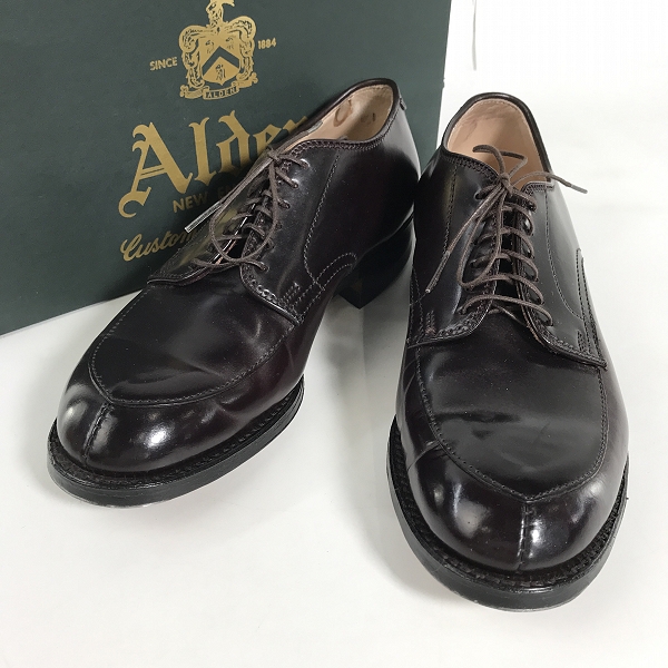 実際に弊社で買取させて頂いたALDEN/オールデン シェルコードバン Vチップ レザーシューズ 54321/6D