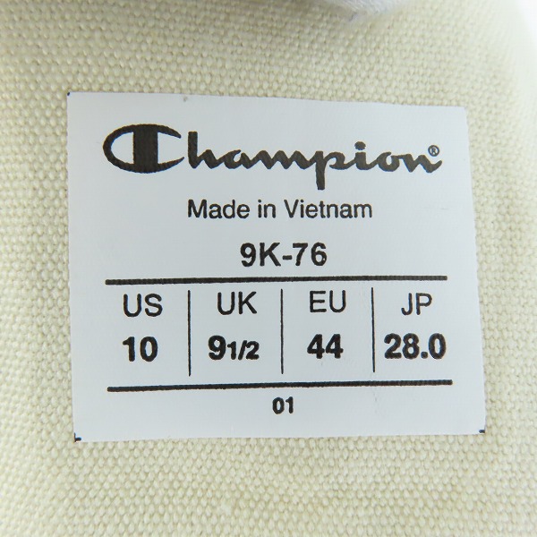 実際に弊社で買取させて頂いたChampion/チャンピオン CENTER COURT HI/センターコート HI ハイカットスニーカー 9K-76/28.0の画像 5枚目
