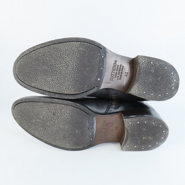 実際に弊社で買取させて頂いたBUTTERO/ブッテロ ジップアップ レザー ロング ブーツ B823UCGB/40の画像 2枚目