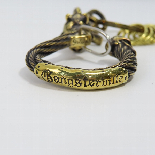 実際に弊社で買取させて頂いた（1）Gangsterville×galcia/ギャングスタービル×ガルシア キーホルダー DEVIL/デビル ブラス 真鍮 キーフック 15cmの画像 7枚目