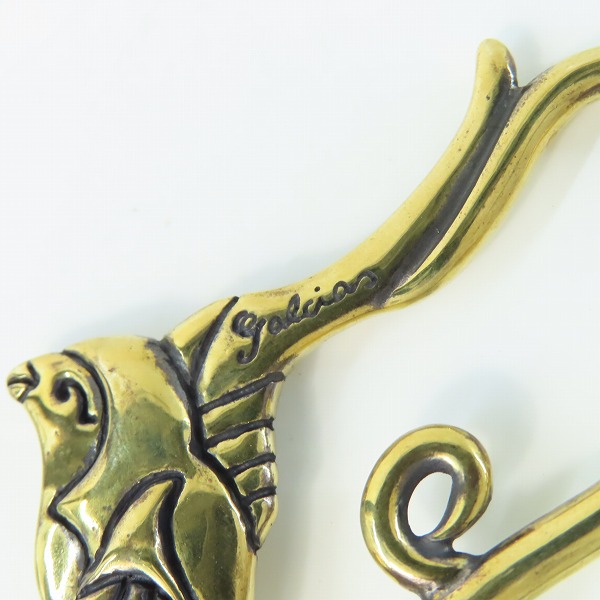 実際に弊社で買取させて頂いた(1)GANGSTERVILLE×Galcia/ギャングスタービル×ガルシア スワローキーホルダー ブラス/真鍮の画像 4枚目