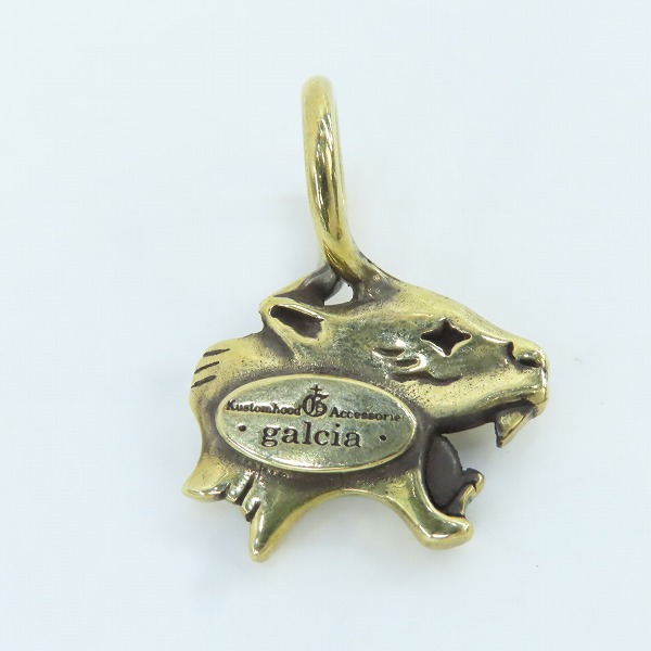 実際に弊社で買取させて頂いた(1)GANGSTERVILLE×Galcia/ギャングスタービル×ガルシア PANTHER ブラス/真鍮 ペンダントトップの画像 2枚目