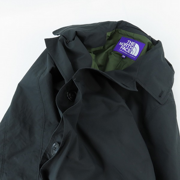 実際に弊社で買取させて頂いたTHE NORTH FACE PURPLE LABEL/ザノースフェイス BEAMS別注 ステンカラーコート NPW2114N/WMの画像 2枚目