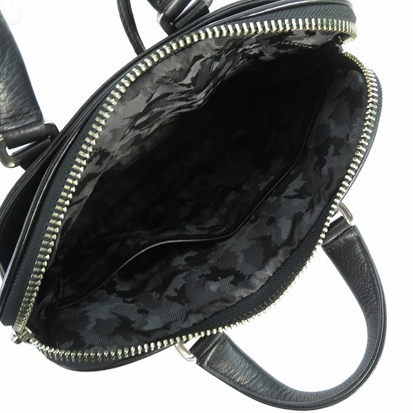 実際に弊社で買取させて頂いたaniary/アニアリ 裏地迷彩柄 レザー ハンドバッグの画像 3枚目