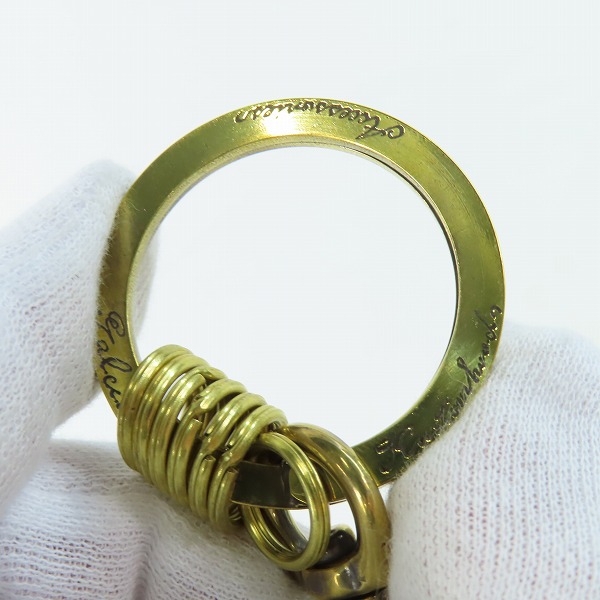 実際に弊社で買取させて頂いた(5)Gangsterville×galcia/ギャングスタービル×ガルシア キーホルダー DEVIL/デビル ブラス 真鍮 キーフック 15cmの画像 6枚目