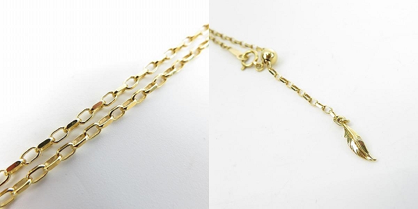 実際に弊社で買取させて頂いたBloody Mary/ブラッディマリー K18 ステールラペンダント/クロストップ/ハーフラウンド チェーンネックレスの画像 4枚目