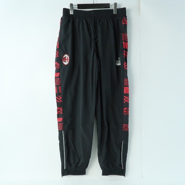 実際に弊社で買取させて頂いた【未使用】PUMA/プーマ ACミラン 21/22 FTBLHERITAGE トラックパンツ 765096-01/L