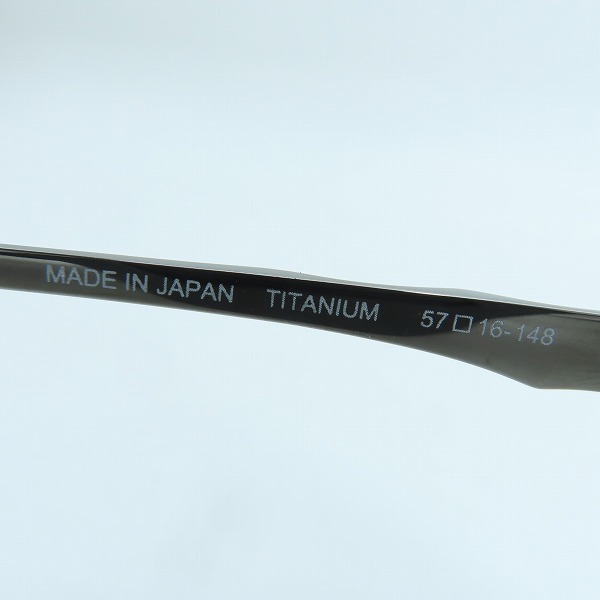 実際に弊社で買取させて頂いたSAMURAI SHO/サムライ翔 眼鏡/メガネフレーム SS-T121の画像 6枚目