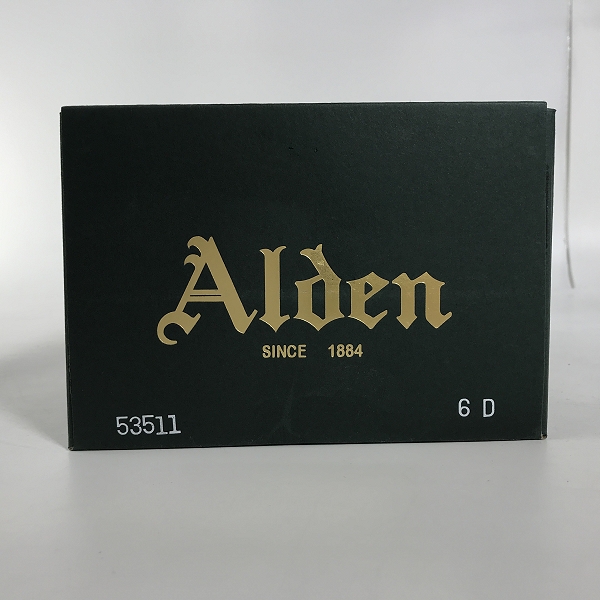 実際に弊社で買取させて頂いたALDEN/オールデン プレーントゥ コードバン ビジネスシューズ 53511/6Dの画像 9枚目
