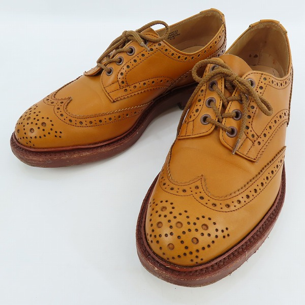 実際に弊社で買取させて頂いたTricker's/トリッカーズ BOURTON/バートン ウィングチップシューズ M5633/9.5