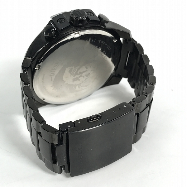実際に弊社で買取させて頂いたDIESEL/ディーゼル メガチーフ クロノグラフ 腕時計/ウォッチ DZ-4283の画像 2枚目
