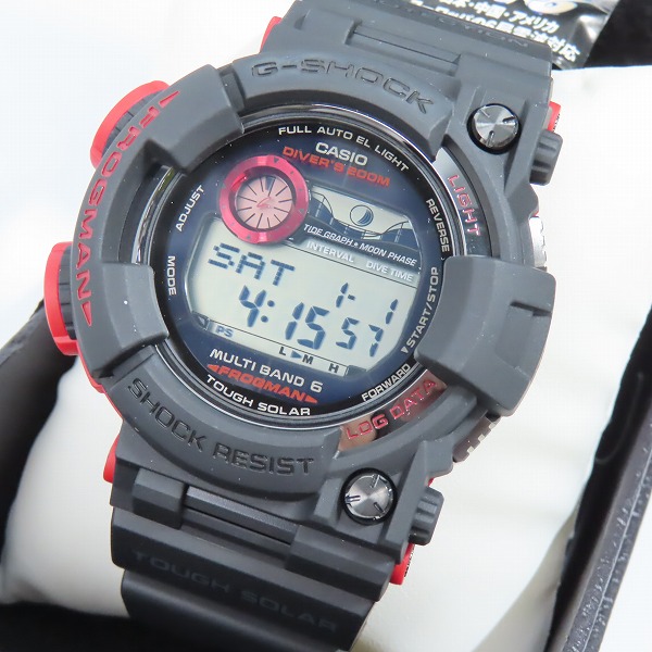 実際に弊社で買取させて頂いたG-SHOCK/Gショック FROGMAN/フロッグマン ダークレッド タフソーラー 腕時計 GWF-1000BS-1JF