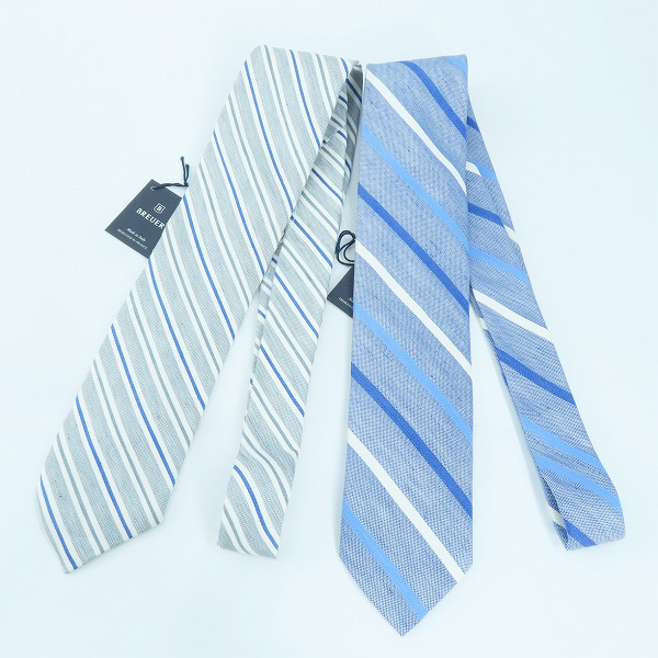 実際に弊社で買取させて頂いた【未使用】BREUER/ブリューワー ネクタイ 2点セット