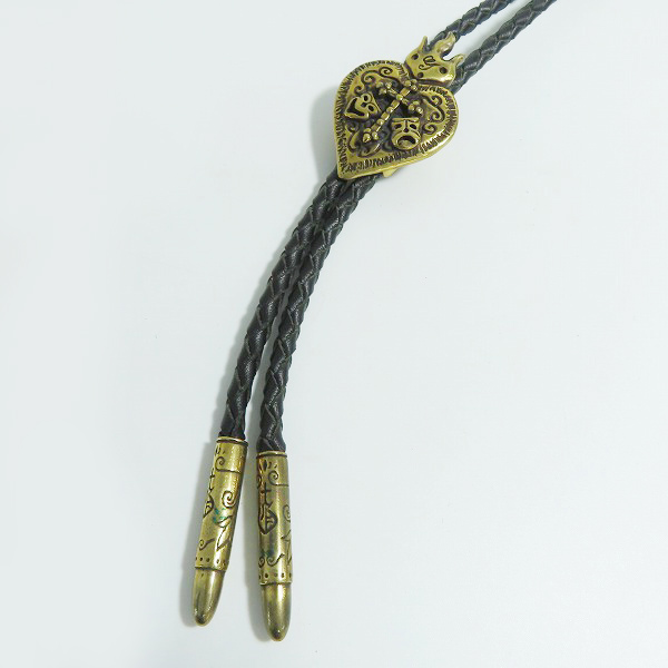 実際に弊社で買取させて頂いた(2)Gangsterville×galcia/ギャングスタービル×ガルシア TWO FACE/ダブルフェイス BOLO TIE/ボロタイ/ループタイ ブラス/真鍮