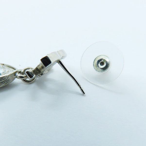 実際に弊社で買取させて頂いたCHANEL/シャネル ココマーク ラインストーン ドロップピアスの画像 5枚目