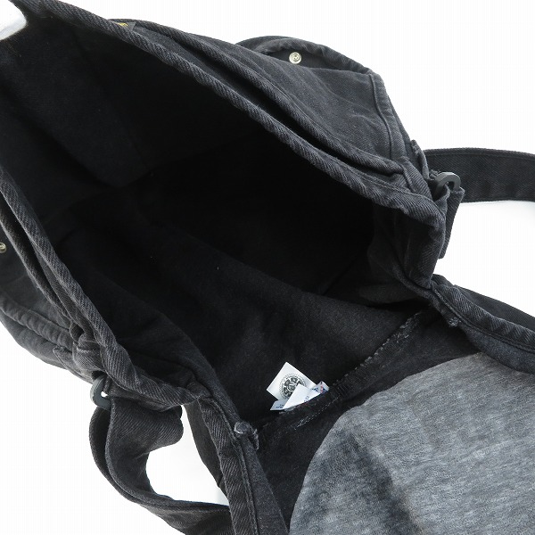 実際に弊社で買取させて頂いたHunting World/ハンティングワールド デニム メッセンジャーバッグ ショルダーバッグの画像 5枚目