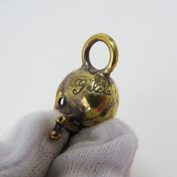 実際に弊社で買取させて頂いた（3）GANGSTERVILLE×Galcia/ギャングスタービル×ガルシア SKULL/スカル ブラス/真鍮 ペンダントトップの画像 4枚目