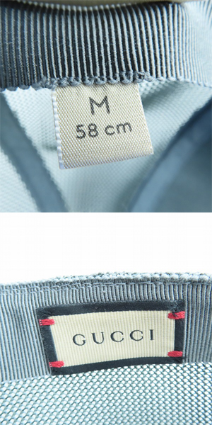 実際に弊社で買取させて頂いた【JPタグ】GUCCI/グッチ GGスプリームキャンバス ベースボールキャップ 733927 4HAXNの画像 6枚目