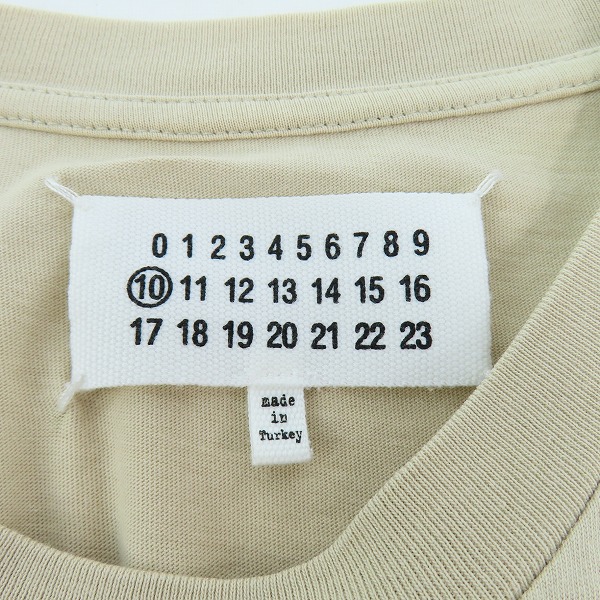実際に弊社で買取させて頂いたMaison Martin Margiela/メゾンマルタンマルジェラ スリムクルーネック Tシャツ S50GC0380 S22533 /44の画像 2枚目