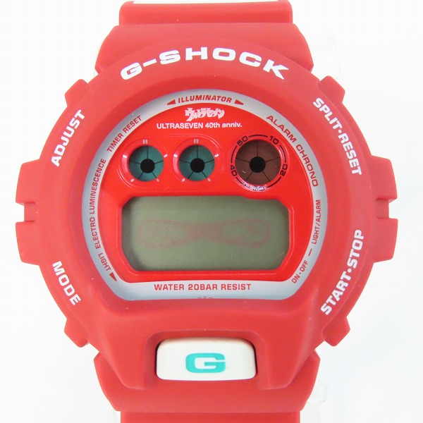 実際に弊社で買取させて頂いたG-SHOCK×MEDICOM TOY/Gショック×メディコムトイ ウルトラセブン誕生40周年 DW-6900BUL7-9JF【動作未確認】