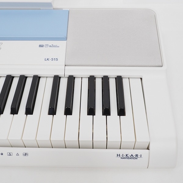 実際に弊社で買取させて頂いた★CASIO/カシオ 光ナビゲーションキーボード LK-515 2020年製 ACアダプター付き【簡易動作確認済】の画像 3枚目