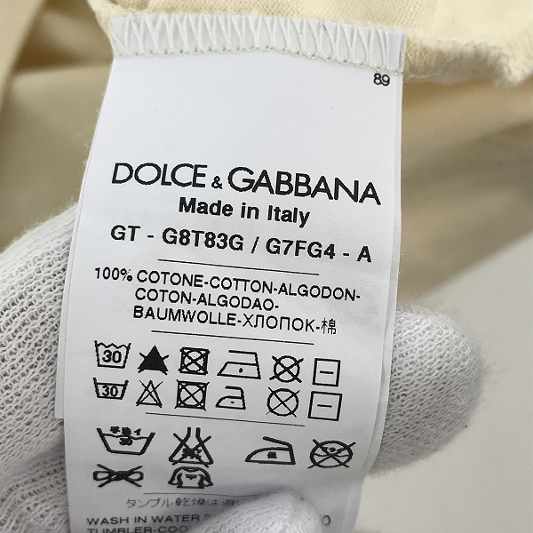 実際に弊社で買取させて頂いたDOLCE&GABBANA/ドルチェ&ガッバーナ Disney/ディズニー ミッキー 長袖Tシャツ カットソー 50の画像 3枚目