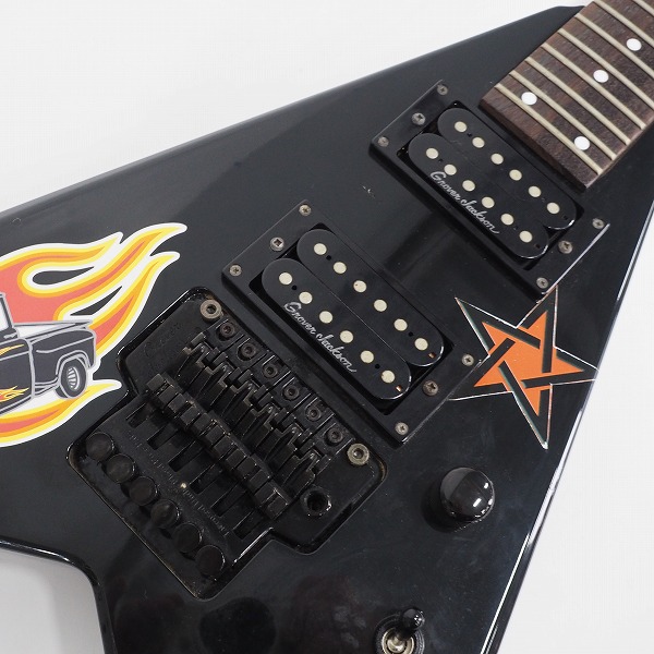 実際に弊社で買取させて頂いた★【弦無し】Grover Jackson/グローバージャクソン M.F.Line KING V エレキギター ソフトケース付の画像 4枚目