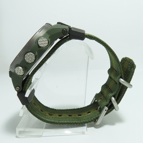 実際に弊社で買取させて頂いたCASIO/カシオ PROTREK/プロトレック トリプルセンサー 世界6局対応電波ソーラー PRW-3100G-3JRの画像 1枚目