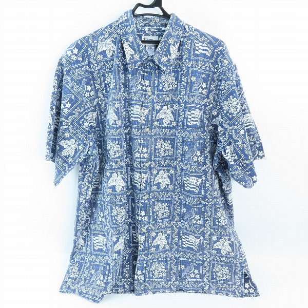 実際に弊社で買取させて頂いたreyn spooner/レインスプーナー ヴィンテージ/ハワイ製 LAHAINA SAILOR/ラハイナセーラー アロハシャツ XXL