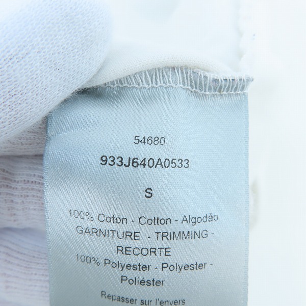 実際に弊社で買取させて頂いた【JPタグ】Dior HOMME/ディオールオム 19AW SORAYAMA LOGO T-SHIRT/Tシャツ 933J640A0533/Sの画像 3枚目