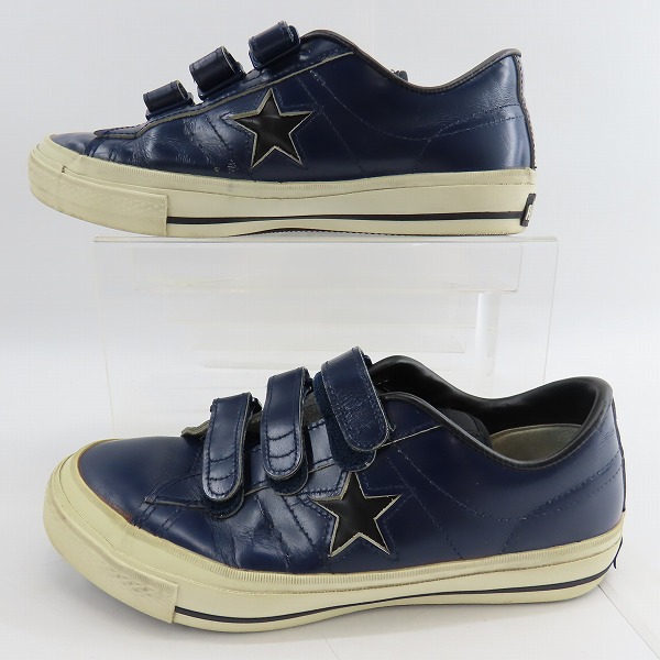 実際に弊社で買取させて頂いたCONVERSE/コンバース 90 ONE STAR V-3 OX ワンスター ベルクロ レザー /US8の画像 3枚目