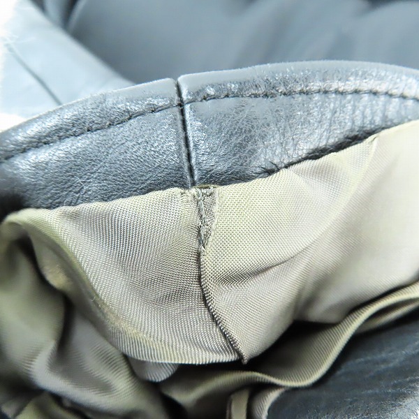 実際に弊社で買取させて頂いたUNDERCOVERISM/アンダーカバーイズム レザー切り替え ダウンジャケット B4215/2の画像 8枚目