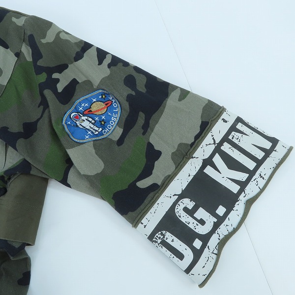 実際に弊社で買取させて頂いた【JPタグ】DOLCE＆GABBANA/ドルチェ＆ガッバーナ/ドルガバ 迷彩柄カットソー G8JQ8Z/46の画像 6枚目