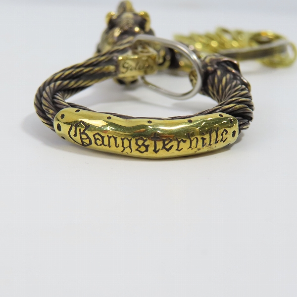 実際に弊社で買取させて頂いた（2）Gangsterville×galcia/ギャングスタービル×ガルシア キーホルダー DEVIL/デビル ブラス 真鍮 キーフック 15cmの画像 7枚目