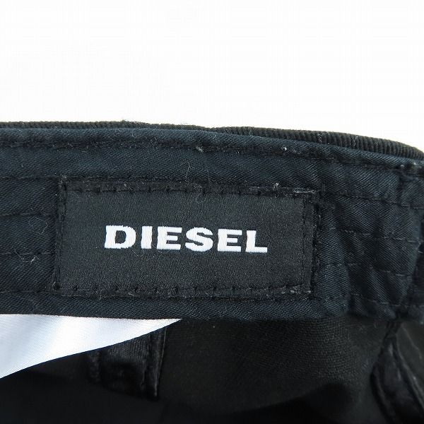 実際に弊社で買取させて頂いた【JPタグ】DIESEL/ディーゼル 刺繍ロゴ キャップ/ⅠⅠの画像 6枚目