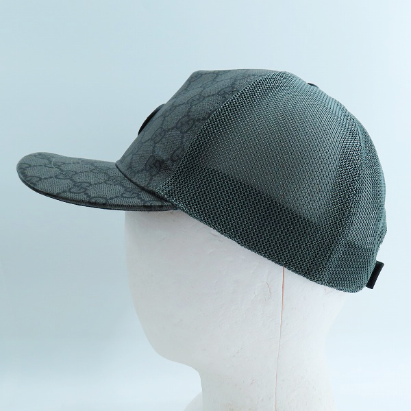 実際に弊社で買取させて頂いた【JPタグ】GUCCI/グッチ GGスプリームキャンバス ベースボールキャップ 733927 4HAXNの画像 2枚目