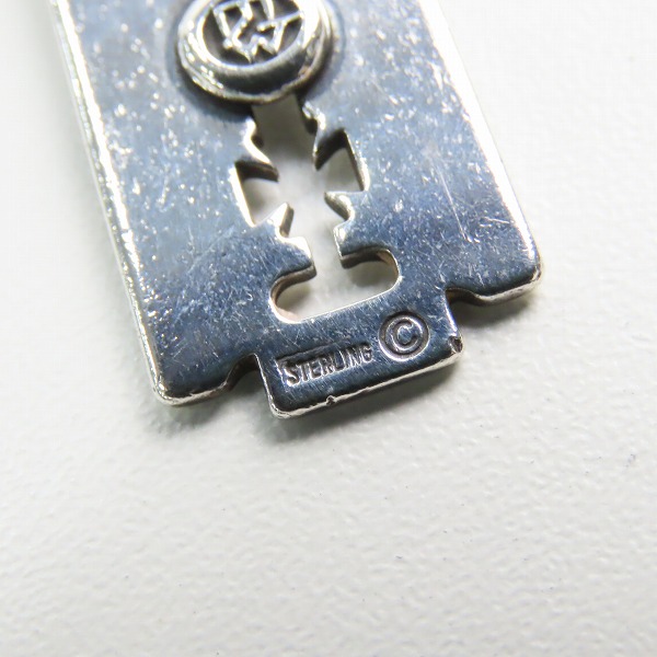 実際に弊社で買取させて頂いたTRAVIS WALKER/トラヴィスワーカー カミソリ ペンダントトップの画像 4枚目