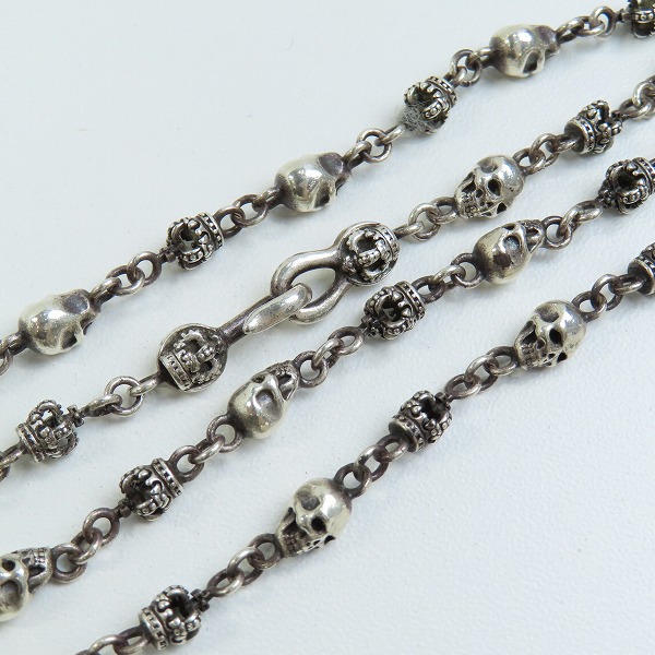 実際に弊社で買取させて頂いたJustin Davis/ジャスティンデイビス SKULL DIVINE/スカルディバイン チェーン SNJ126 50cm