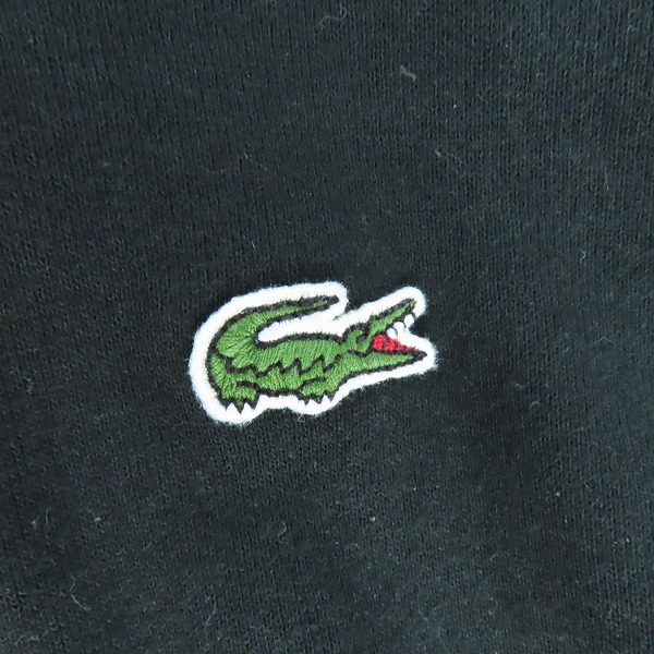 実際に弊社で買取させて頂いたLACOSTE/ラコステ プレミアムコットン ジップ スウェット パーカー SH101EL/Lの画像 4枚目