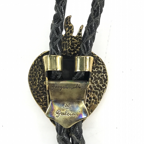 実際に弊社で買取させて頂いた(6)Gangsterville×galcia/ギャングスタービル×ガルシア TWO FACE/ダブルフェイス BOLO TIE/ボロタイ/ループタイ ブラス/真鍮の画像 2枚目