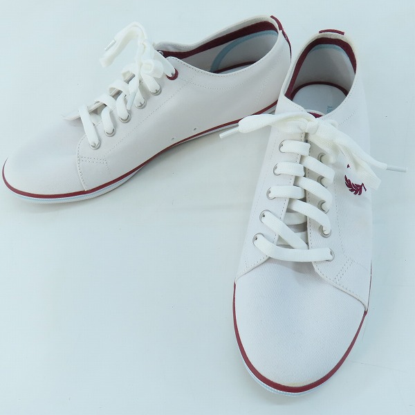 実際に弊社で買取させて頂いたFRED PERRY/フレッドペリー キングストン ツイル スニーカー SB6259U/B12 /28.5