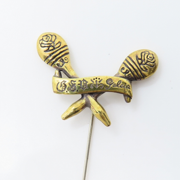 実際に弊社で買取させて頂いた(13)GANGSTERVILLE×Galcia/ギャングスタービル×ガルシア ハットピン/ラペルピンの画像 1枚目