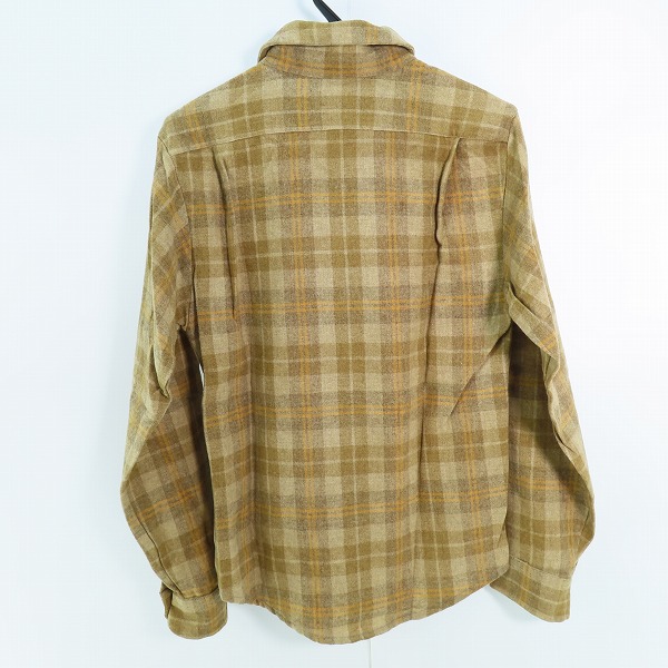 実際に弊社で買取させて頂いたPENDLETON/ペンドルトン 60～70's ヴィンテージ チェックシャツ XLの画像 1枚目