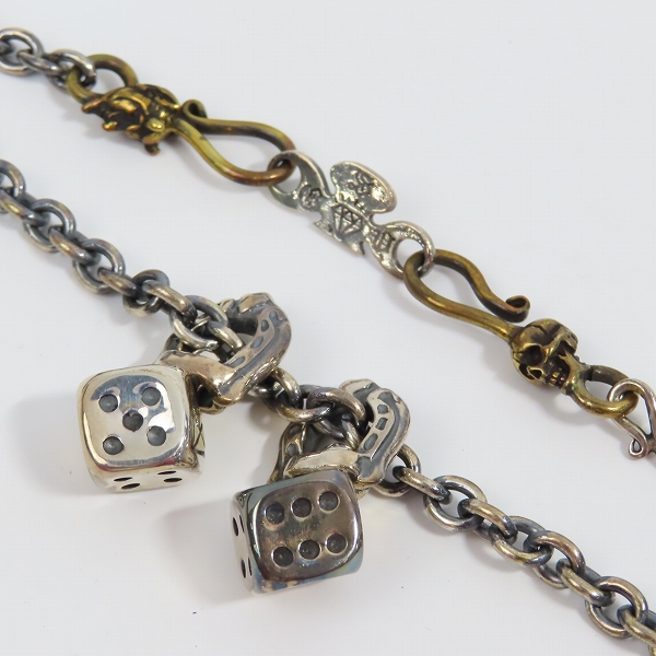 実際に弊社で買取させて頂いた（4）GANGSTERVILLE/ギャングスタービル × galcia/ガルシア DICE TOP/CHIAN SET/ダイス ネックレス
