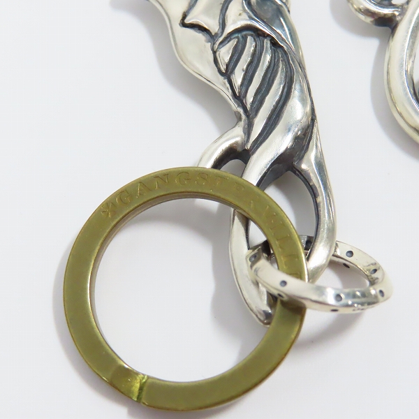 実際に弊社で買取させて頂いた（1）GANGSTERVILLE×Galcia/ギャングスタービル×ガルシア スワロー キーホルダー シルバーの画像 6枚目