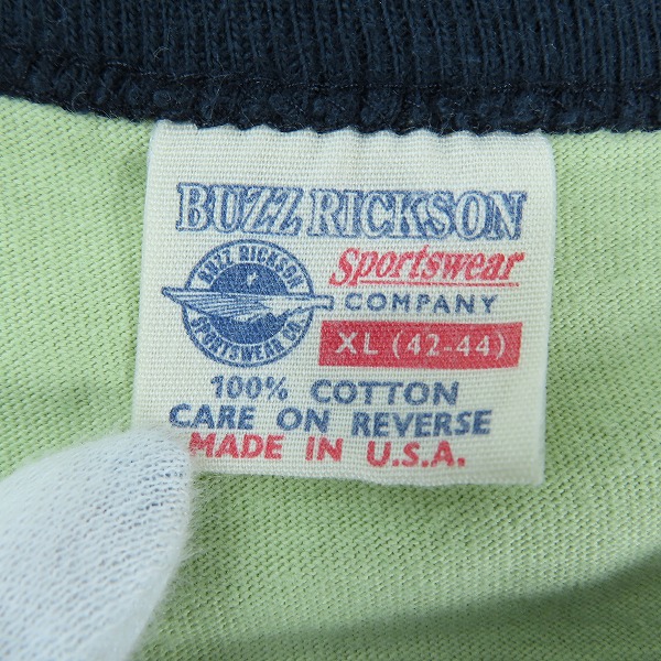 実際に弊社で買取させて頂いたBUZZ RICKSON'S/バズリクソンズ ピーナッツ/スヌーピー Tシャツ XLの画像 2枚目